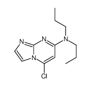 5-chloro-N,N-dipropylimidazo[1,2-a]pyrimidin-7-amine Structure