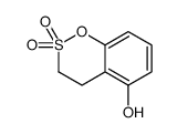 2,2-dioxo-3,4-dihydro-1,2λ6-benzoxathiin-5-ol结构式