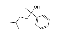 5-methyl-2-phenyl-2-hexanol结构式