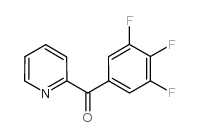 2-(3,4,5-TRIFLUOROBENZOYL)PYRIDINE结构式