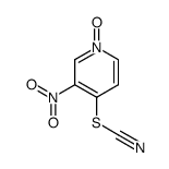 Thiocyanic acid, 3-nitro-4-pyridyl ester, oxide (7CI) picture