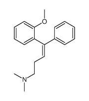 4-(2-methoxyphenyl)-N,N-dimethyl-4-phenylbut-3-en-1-amine结构式