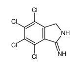 4,5,6,7-tetrachloro-3H-isoindol-1-amine Structure