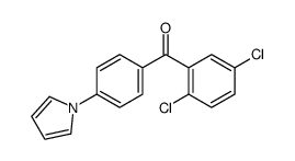 (2,5-dichlorophenyl)-(4-pyrrol-1-ylphenyl)methanone Structure
