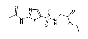 (2-acetylamino-thiazole-5-sulfonylamino)-acetic acid ethyl ester Structure