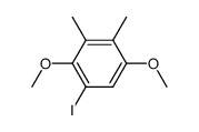 5-iodo-1,4-dimethoxy-2,3-dimethylbenzene Structure
