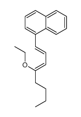1-(4-ethoxyocta-1,3-dienyl)naphthalene结构式
