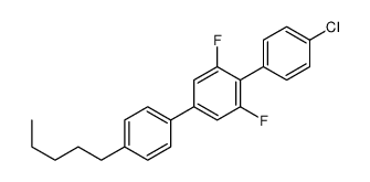 2-(4-chlorophenyl)-1,3-difluoro-5-(4-pentylphenyl)benzene结构式