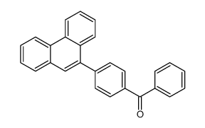 (4-phenanthren-9-ylphenyl)-phenylmethanone结构式