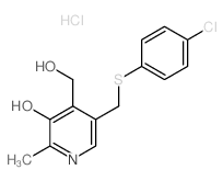 5-[(4-chlorophenyl)sulfanylmethyl]-4-(hydroxymethyl)-2-methyl-pyridin-3-ol picture