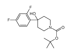 1-BOC-4-(2,4-DIFLUOROPHENYL)-4-HYDROXYPIPERIDINE picture