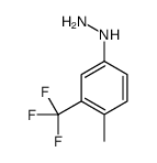 [4-Methyl-3-(trifluoromethyl)phenyl]hydrazine结构式