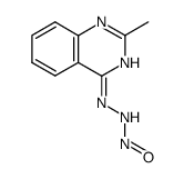 (Z)-N'-(2-methylquinazolin-4(3H)-ylidene)nitrous hydrazide Structure