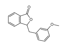 3-(3-methoxy-benzyl)-3H-isobenzofuran-1-one结构式