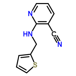 2-[(2-Thienylmethyl)amino]nicotinonitrile结构式