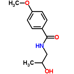 N-(2-Hydroxypropyl)-4-methoxybenzamide Structure