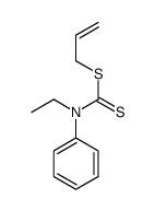 prop-2-enyl N-ethyl-N-phenylcarbamodithioate Structure