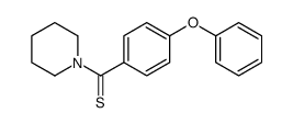 (4-PHENOXYPHENYL)PIPERIDIN-1-YL-METHANETHIONE结构式