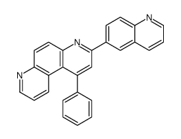 1-phenyl-3-quinolin-6-yl-4,7-phenanthroline结构式