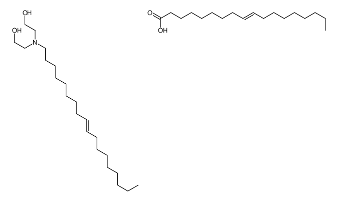 2-[2-hydroxyethyl-[(Z)-octadec-9-enyl]amino]ethanol,(Z)-octadec-9-enoic acid结构式