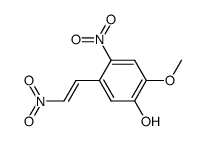 (E)-5-hydroxy-4-methoxy-2,β-dinitrostyrene结构式