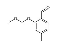 2-(methoxymethoxy)-4-methylbenzaldehyde结构式