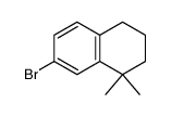 7-broMo-1,1-diMethyl-1,2,3,4-tetrahydronaphthalene结构式