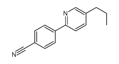 4-(5-propylpyridin-2-yl)benzonitrile Structure