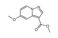 5-methoxy-pyrazolo[1,5-a]pyridine-3-carboxylic acid methyl ester Structure