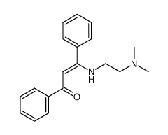 (Z)-3-(2-(dimethylamino)ethylamino)-1,3-diphenylprop-2-en-1-one Structure