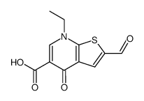 7-Ethyl-2-formyl-4-oxo-4,7-dihydro-thieno[2,3-b]pyridine-5-carboxylic acid Structure