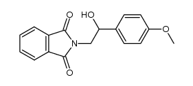 2-(2-hydroxy-2-(4-methoxy-phenyl)-ethyl)-isoindole-1,3-dione Structure