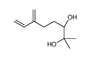 (3S)-2-methyl-6-methylideneoct-7-ene-2,3-diol Structure