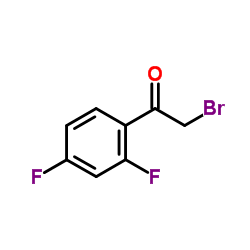 2-溴-2',4'-二氟苯乙酮结构式
