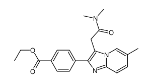 Zolpidem Phenyl-4-carboxylic Acid Ethyl Ester结构式