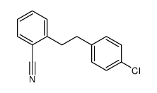 2-[2-(4-chlorophenyl)ethyl]benzonitrile Structure