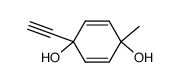 2,5-Cyclohexadiene-1,4-diol, 1-ethynyl-4-methyl- (6CI) Structure