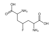 2,6-diamino-4-fluoroheptanedioic acid Structure