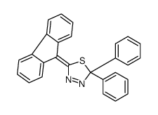 5-fluoren-9-ylidene-2,2-diphenyl-1,3,4-thiadiazole结构式