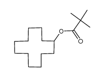 cyclododecyl pivalate Structure