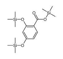 2,4-Bis[(trimethylsilyl)oxy]benzoic acid trimethylsilyl ester structure