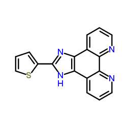 2-(2-Thienyl)-1H-imidazo[4,5-f][1,10]phenanthroline结构式