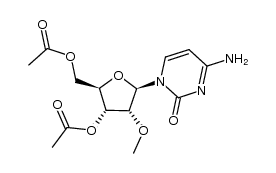 3',5'-di-O-acetyl-2'-O-methylcytidine结构式