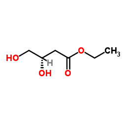 Ethyl (3S)-3,4-dihydroxybutanoate结构式