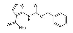 benzyl [3-(aminocarbonyl)-2-thienyl]carbamate Structure