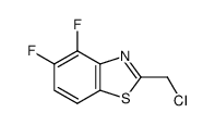 Benzothiazole, 2-(chloromethyl)-4,5-difluoro- (9CI) Structure