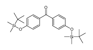 bis[4-[tert-butyl(dimethyl)silyl]oxyphenyl]methanone结构式