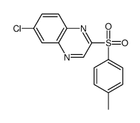 6-chloro-2-(4-methylphenyl)sulfonylquinoxaline结构式