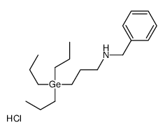N-benzyl-3-tripropylgermylpropan-1-amine,hydrochloride Structure