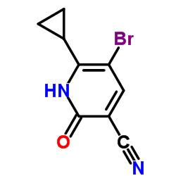 5-bromo-6-cyclopropyl-2-hydroxynicotinonitrile图片